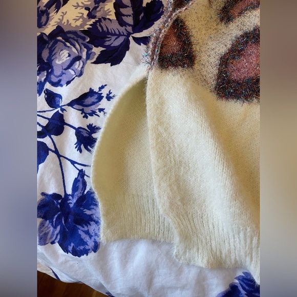 NWT Anthropologie Kenzie Leopard Shimmer Sweater - Picture 6 of 7